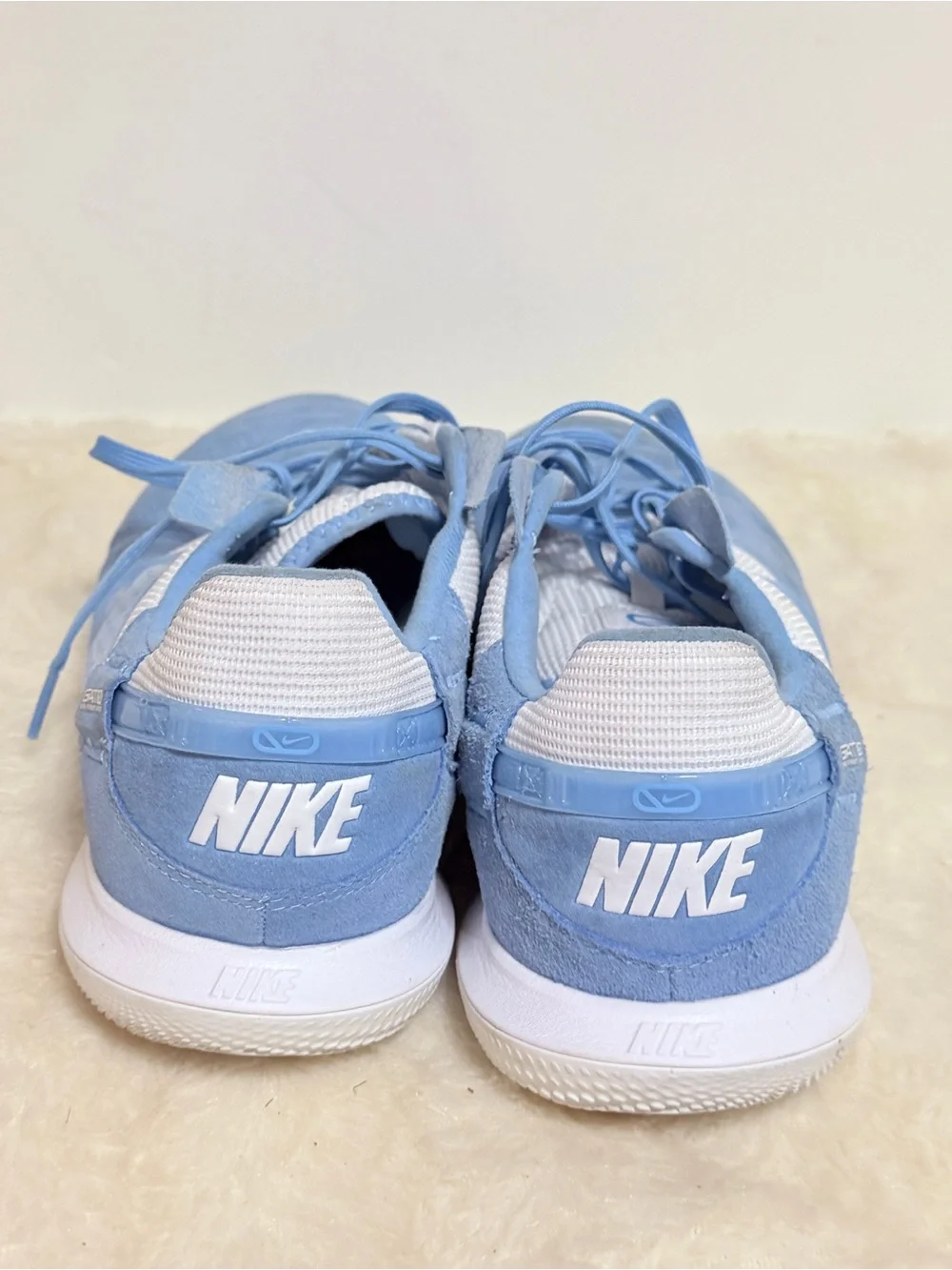 Nike StreetGato University Suede Indoor Soccer Mens 10 Blue White DC8466-400 EUC